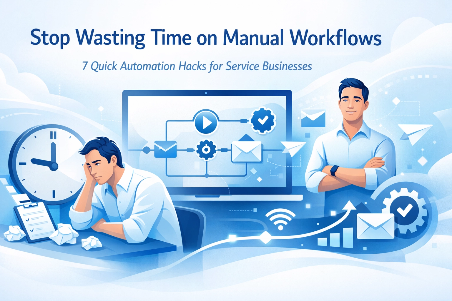 Stop Wasting Time on Manual Workflows: 7 Quick Automation Hacks for Service Businesses