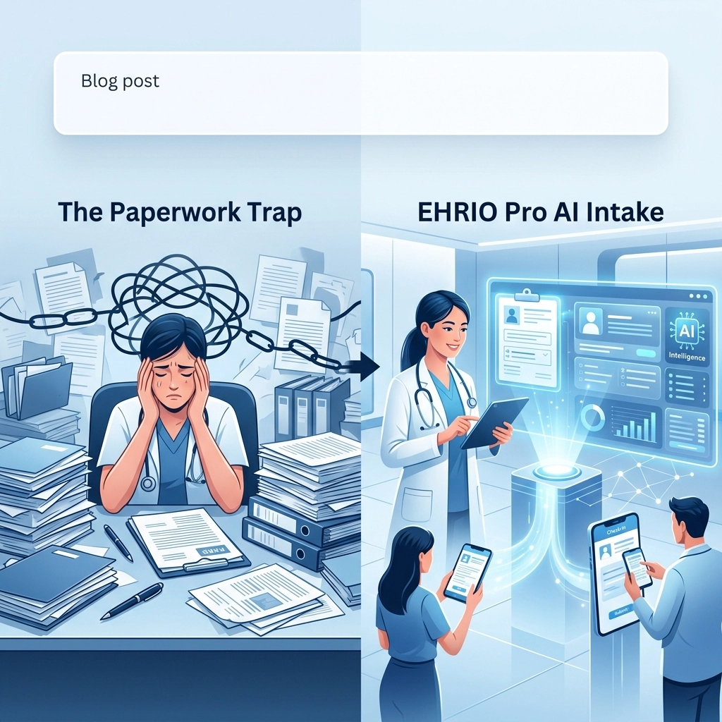 The Paperwork Trap: Why Wellness Clinics are Switching to EHRIO Pro for AI Intake in 2026