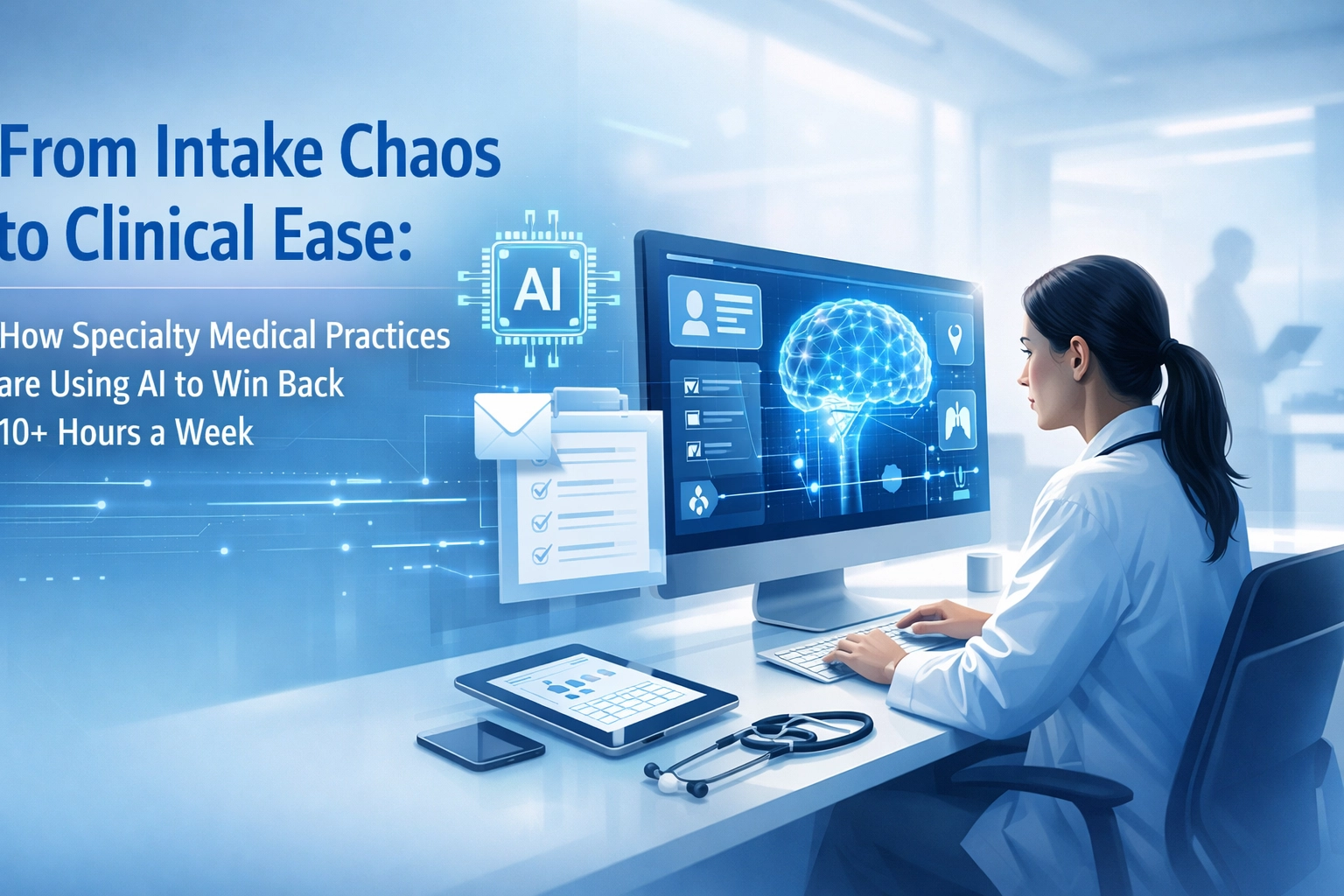 From Intake Chaos to Clinical Ease: How Specialty Medical Practices are Using AI to Win Back 10+ Hours a Week