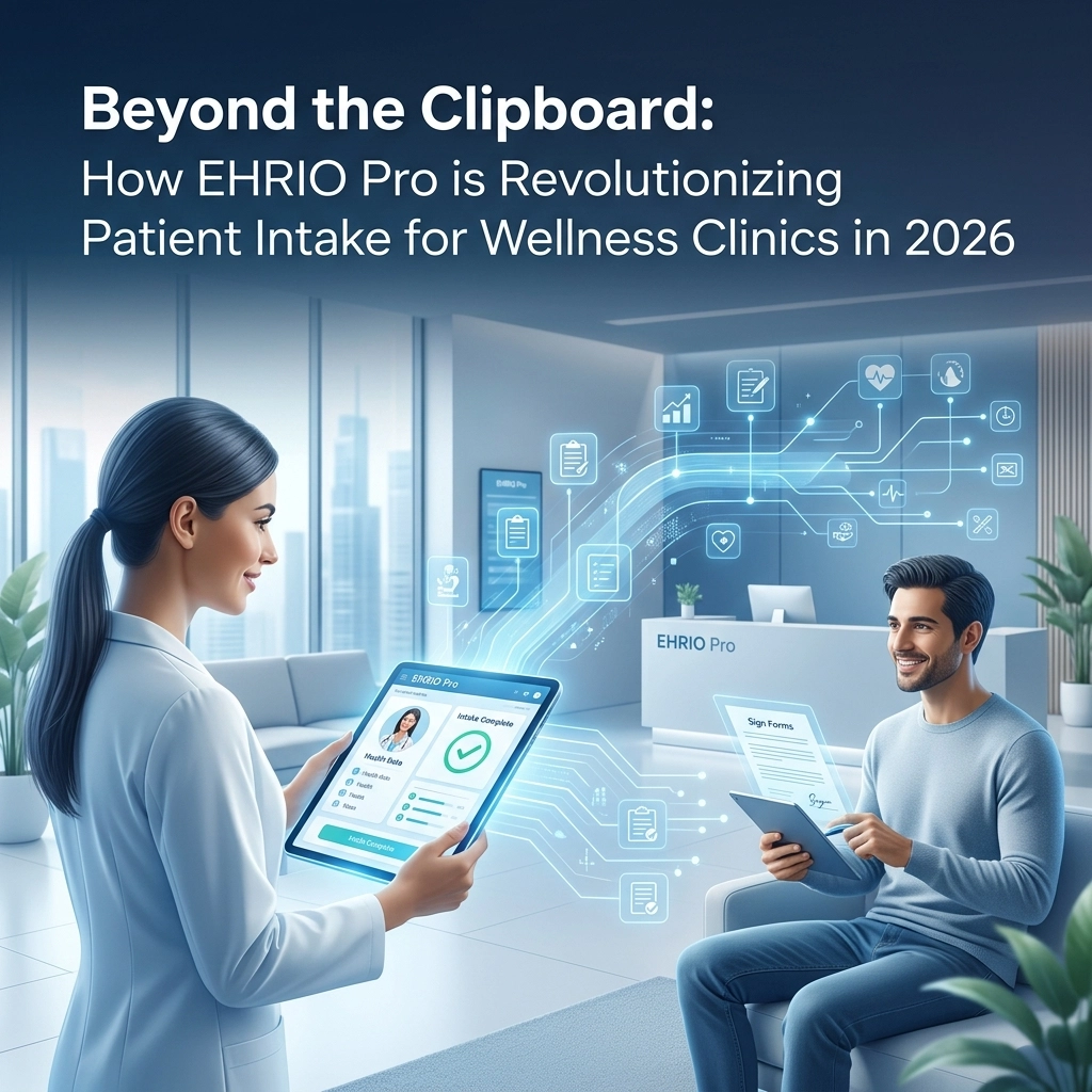 Beyond the Clipboard: How EHRIO Pro is Revolutionizing Patient Intake for Wellness Clinics in 2026