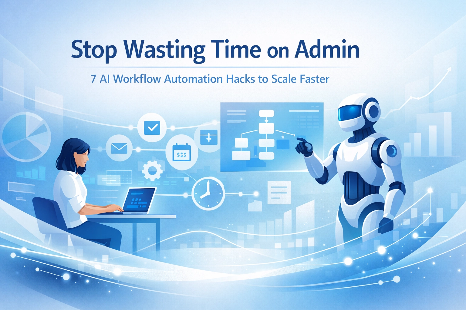 Stop Wasting Time on Admin: 7 AI Workflow Automation Hacks to Scale Faster