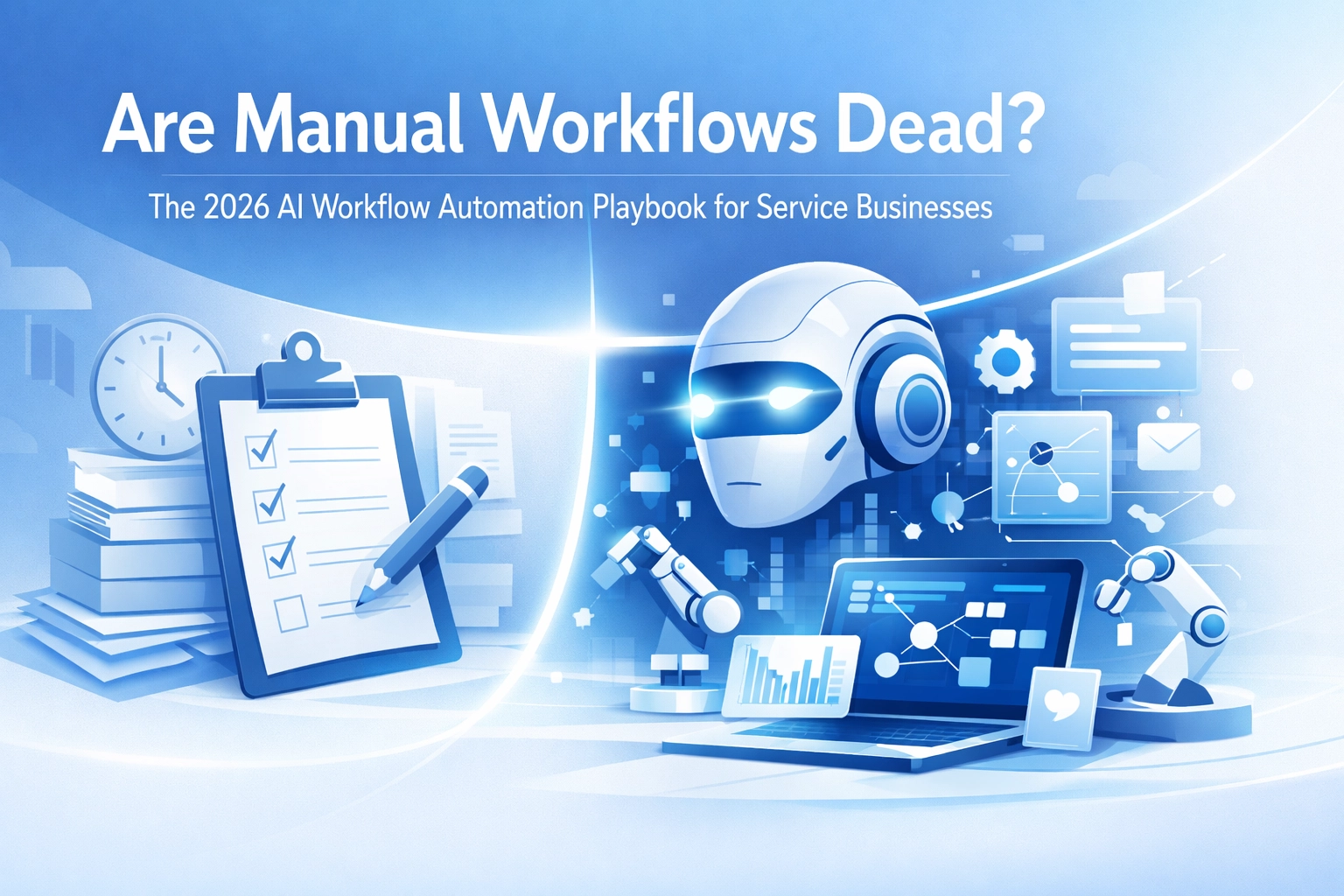 Are Manual Workflows Dead? The 2026 AI Workflow Automation Playbook for Service Businesses