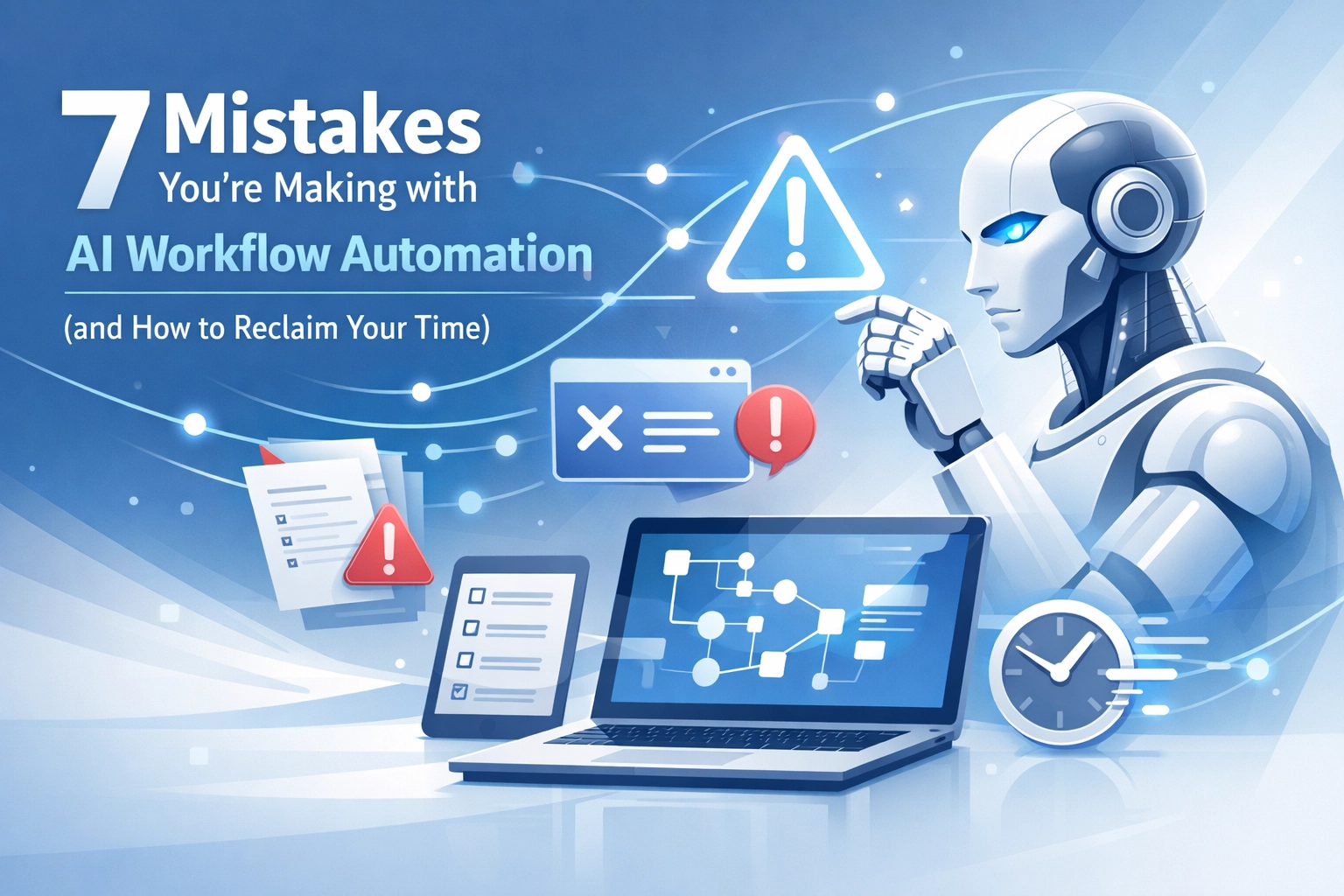 7 Mistakes You’re Making with AI Workflow Automation (and How to Reclaim Your Time)