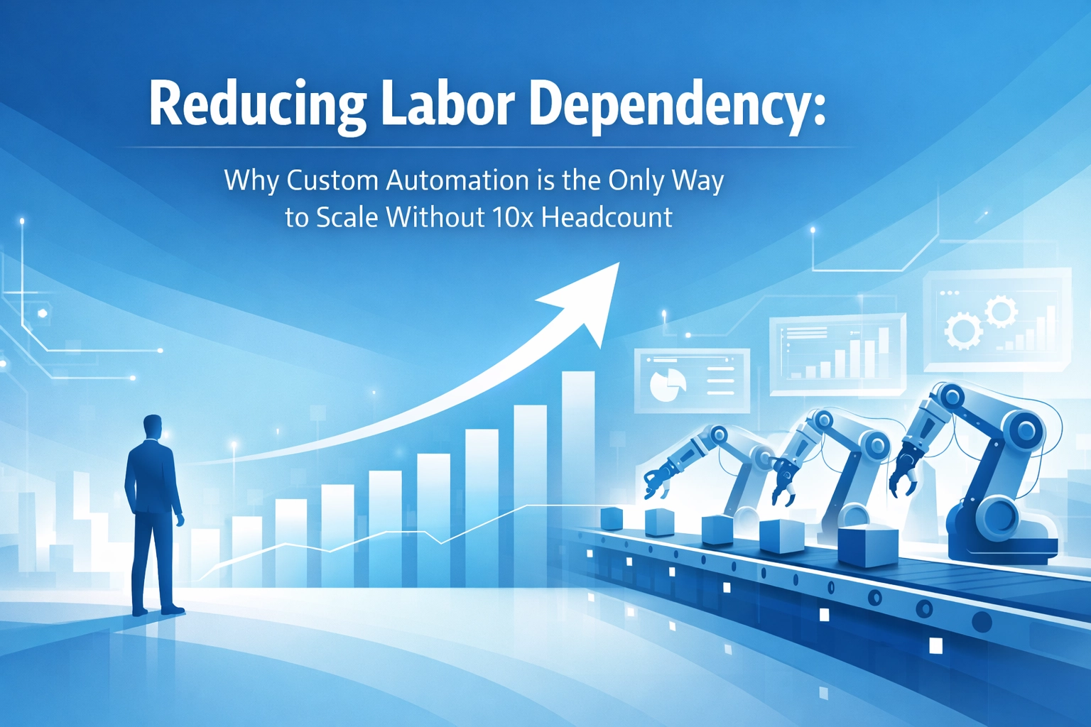 Reducing Labor Dependency: Why Custom Automation is the Only Way to Scale Without 10x Headcount