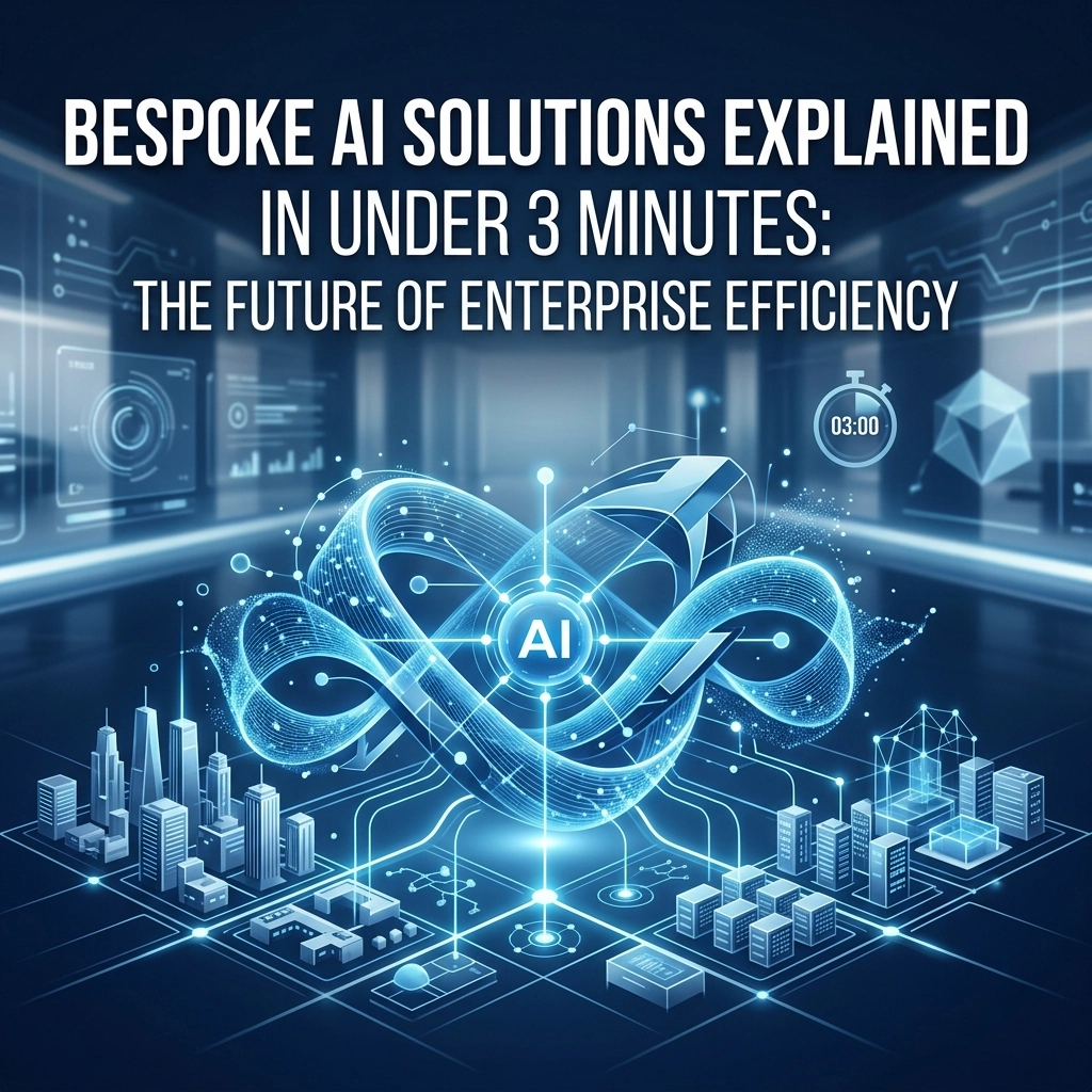 Bespoke AI Solutions Explained in Under 3 Minutes: The Future of Enterprise Efficiency