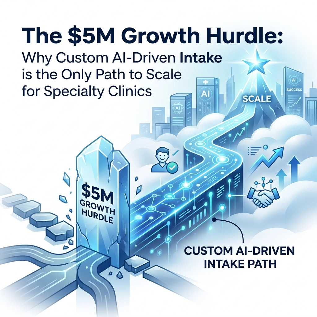 The $5M Growth Hurdle: Why Custom AI-Driven Intake is the Only Path to Scale for Specialty Clinics