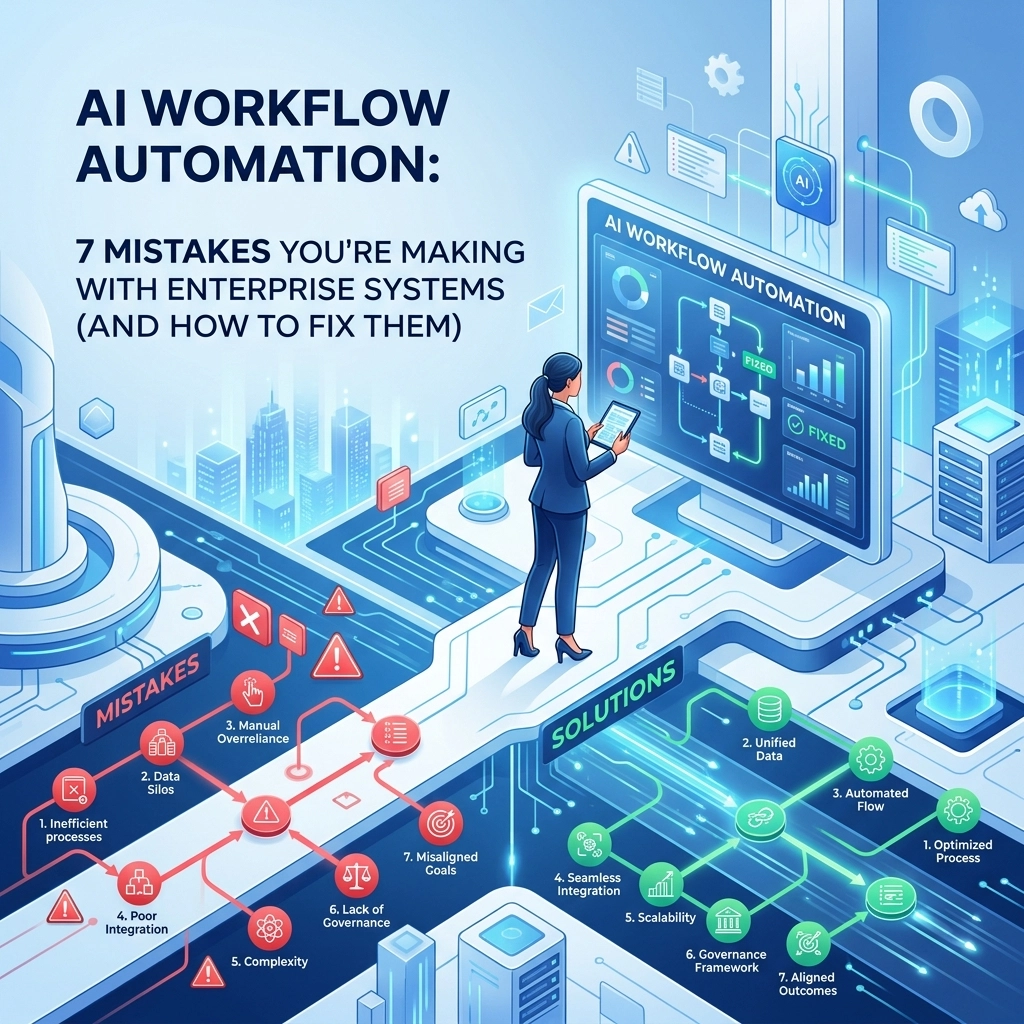 AI Workflow Automation: 7 Mistakes You’re Making with Enterprise Systems (And How to Fix Them)