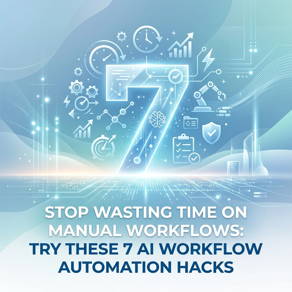 Stop Wasting Time on Manual Workflows: Try These 7 AI Workflow Automation Hacks