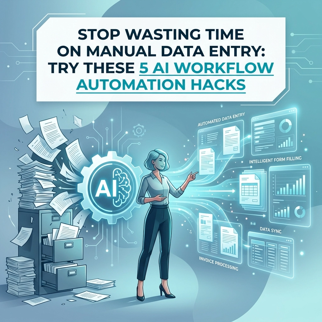 Stop Wasting Time on Manual Data Entry: Try These 5 AI Workflow Automation Hacks